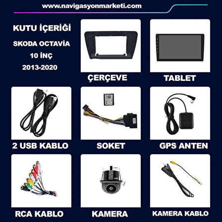 SKODA OCTAVİA 2013-2020 UYUMLU 4-64 GB MULTİMEDYA
