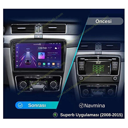 SKODA SUPERB 2009-2014 UYUMLU 4-64 GB MULTİMEDYA