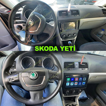 SKODA YETİ 2011-2014 UYUMLU 8-128 GB MULTİMEDYA