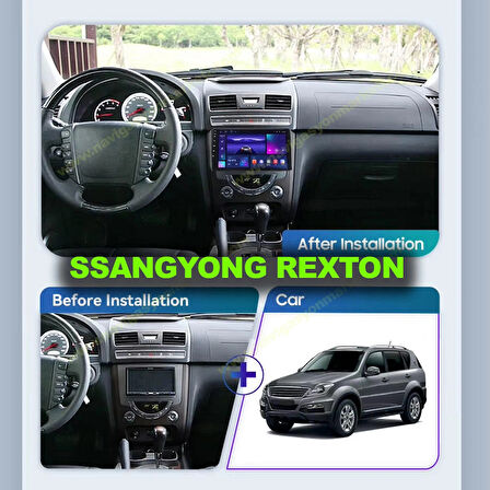 SSANGYONG REXTON 2012-2016 UYUMLU 8-128 GB MULTİMEDYA
