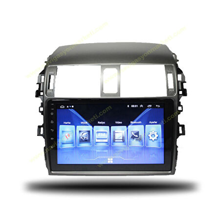 TOYOTA COROLLA 2007-2011 UYUMLU 4-64 GB MULTİMEDYA