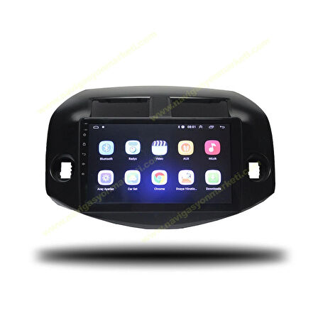 TOYOTA RAV 4 2007-2012 BÜYÜK ÇERÇEVE MODEL 4-64 GB MULTİMEDYA