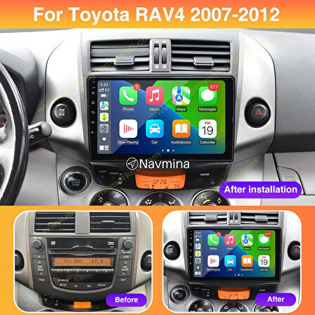 TOYOTA RAV 4 2007-2012 BÜYÜK ÇERÇEVE MODEL 6-128 GB MULTİMEDYA