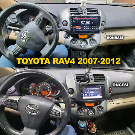 TOYOTA RAV 4 2007-2012 UYUMLU 8-128 GB MULTİMEDYA