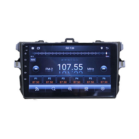 TOYOTA COROLLA 2007-2011 KÜÇÜK ÇERÇEVE 4-64 GB MULTİMEDYA