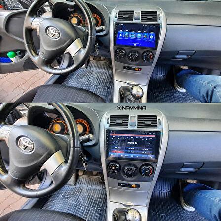 TOYOTA COROLLA 2007-2011 KÜÇÜK ÇERÇEVE 6-128 GB MULTİMEDYA