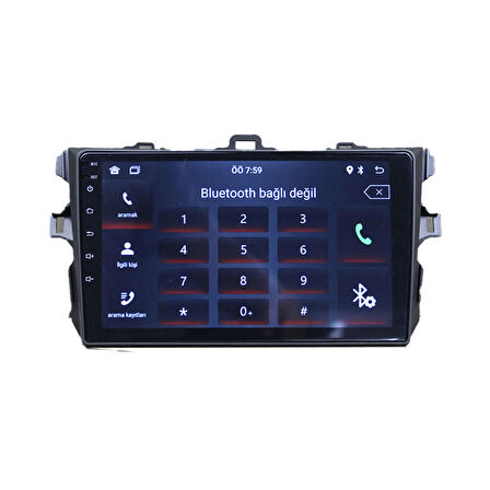 TOYOTA COROLLA 2007-2011 KÜÇÜK ÇERÇEVE 6-128 GB MULTİMEDYA