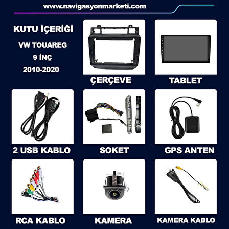 VW TOUAREG 2010-2020 UYUMLU 4-64 GB MULTİMEDYA