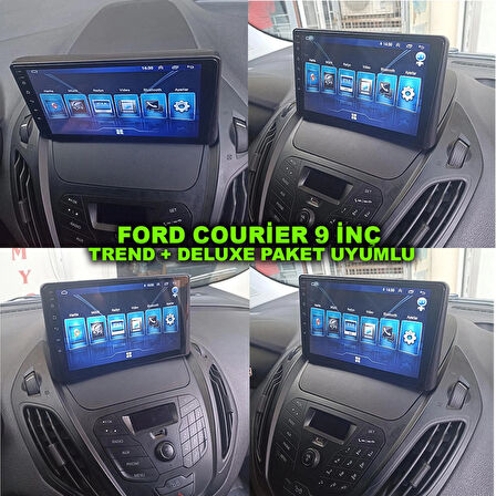 FORD COURİER BOŞ PAKET UYUMLU 9 İNÇ 4-32 GB MULTİMEDYA