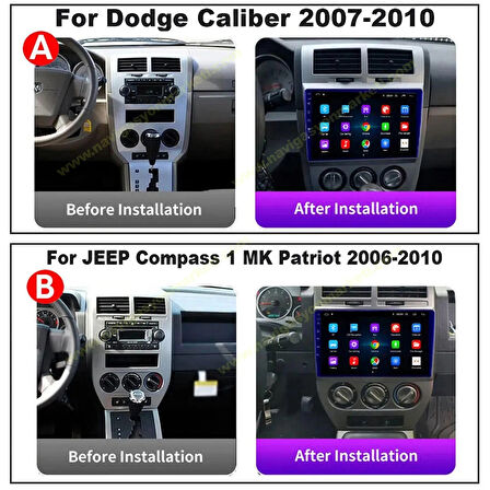 JEEP COMPAS 2007-2009 UYUMLU 4-32 GB MULTİMEDYA