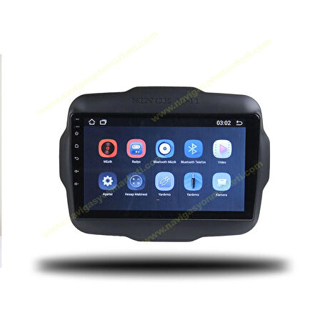 JEEP RENEGADE 2016-2021 UYUMLU 9 İNÇ 4-32 GB MULTİMEDYA