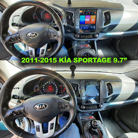 KİA SPORTAGE 2011-2015 UYUMLU 9.7 İNÇ TESLA 4-64 GB MULTİMEDYA