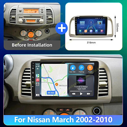 NİSSAN MİCRA 2002-2010 UYUMLU 4-32 GB MULTİMEDYA
