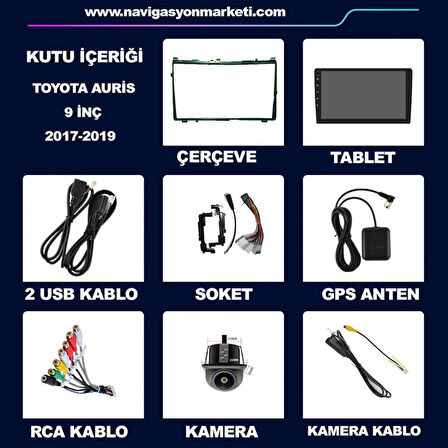 TOYOTA COROLLA 2017-2019 UYUMLU 4-32 GB MULTİMEDYA