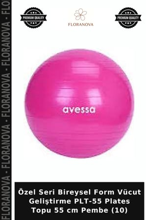 Özel Seri Bireysel Form Vücut Geliştirme PLT-55 Plates Topu 55 cm Pembe (10)