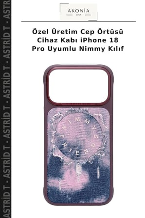 Özel Üretim Cep Örtüsü Cihaz Kabı iPhone 18 Pro Uyumlu Nimmy Kılıf