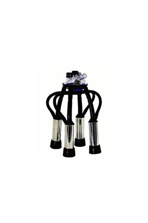 Pençe Komple 240 Cc 1,5 Mm Krom Memelik Kılıfı Kısa Kauçuk Memelik Lastiği Süt Akış Göstergeli