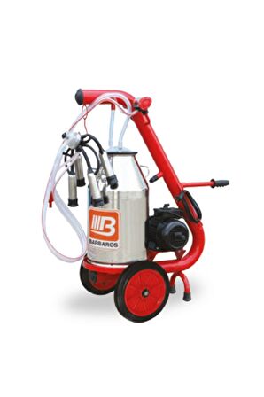 L Model Tekli Inek Sağım Makinesi - Kuru - Paslanmaz 40lt. 240cc