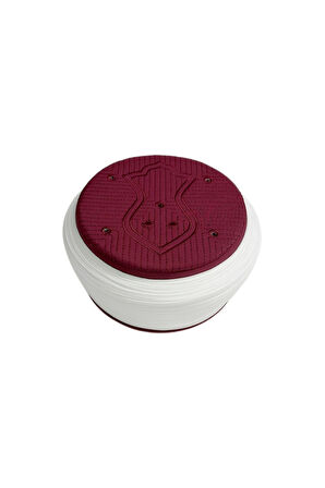 Namaz Sarığı-Beyaz Kumaş-Bordo Takke-Nâli Şerif-5 metre