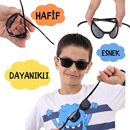 Bizzarini Bz1403 C5353 Polarize Çocuk Güneş Gözlüğü 5-11 Yaş