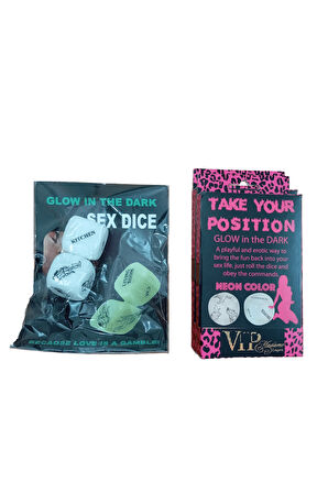 Nana&Mayka Moda Kamasutra Pozisyon & Mekan Zar Seti – 2'li Fantezi Oyun Zarı (Kutulu)