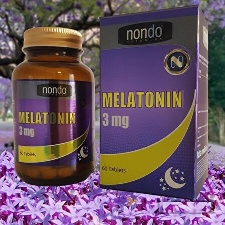 Nondo Melatoninn 3 Mg 60 Tablet – Uyku artık sorun değil