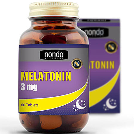 Nondo Melatoninn 3 Mg 60 Tablet – Uyku artık sorun değil