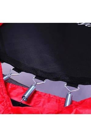 3 Adet Trambolin – Fileli 140 CM Büyük Boy Çelik Gövde, Güvenlik Filesi, Bahçe Kullanımı, Trampoline
