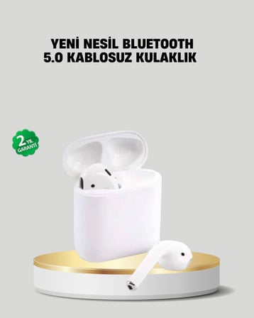 2. Nesil Bluetooth 5.0 Kablosuz Kulaklık Su Geçirmez HD Ses
