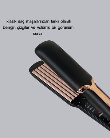 Tost Model Saç Şekillendirici DEMPOWER DP-134 360° Döner Kablolu