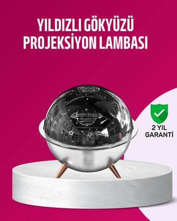 Uzay Temali Projeksiyonlu Nemlendirici Usb Guclu Gece Lambasi
