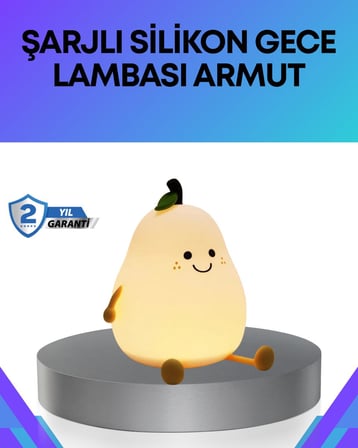 Modern Armut Gece Lambası Kablosuz Şarjlı LED Aydınlatma
