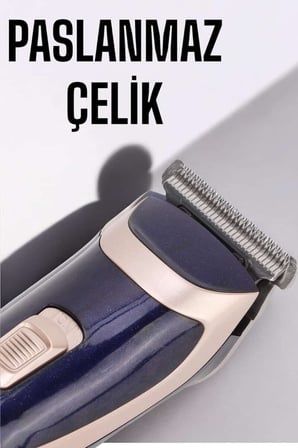 Profesyonel Şarjlı Saç ve Sakal Traş Makinesi Kolay Kullanım