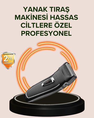 Şarj Göstergeli Yıkanabilir Erkek Tıraş Makinesi