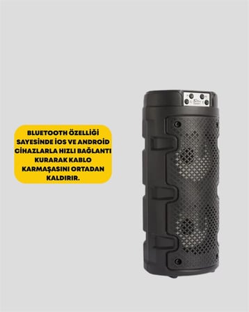 Kompakt Tasarım Yüksek Ses Performansı – Çoklu Giriş Seçenekli Kablosuz Hopa
