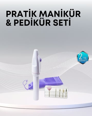 Profesyonel Tırnak Matkap Seti – Ayarlanabilir Hız Düşük Gürültü ve Kompak