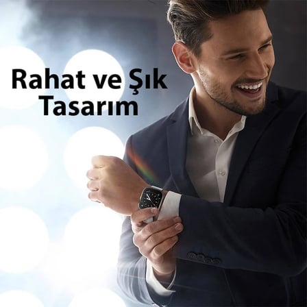 Dux Ducis Hamo Series Apple Watch Ultra 49mm için Hard PC Full Koruma Sert Armor Z?
