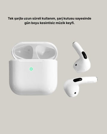 Dokunmatik Kontrollü 2. Nesil Bluetooth 5.0 Uzun Pil Ömürlü Kulaklık