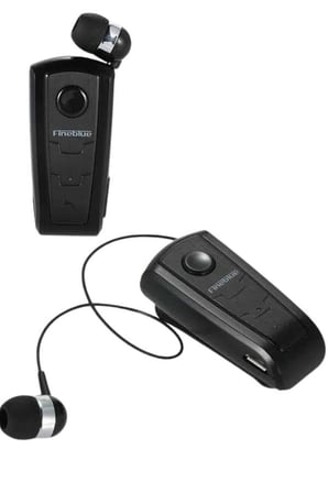 Makaralı Bluetooth Kulakiçi Yaka Kulaklığı Kablosuz Kulaklık