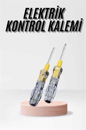 Kontrol Kalemi Çift Başlıklı Şeffaf Elektrik Testi Değişken Uçlu