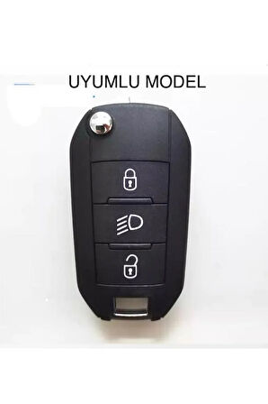 Peugeot 208 308 408 508 2008 3008 4008 5008 Rifter Slikon Anahtar Kılıfı 2.resime Bakınız