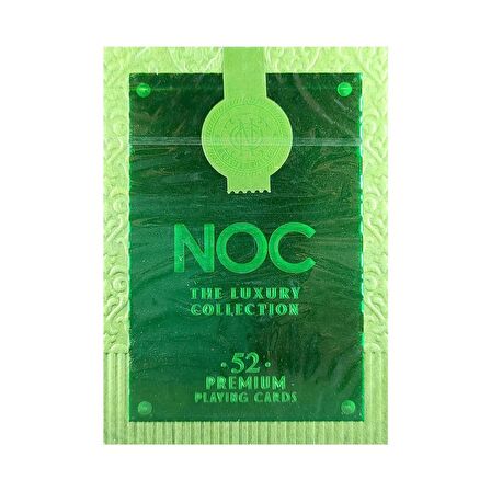 Cartamundi NOC Luxury Emerald Foil Oyun Kağıdı Limited Edition Koleksiyonluk iskambil Kartları Deste