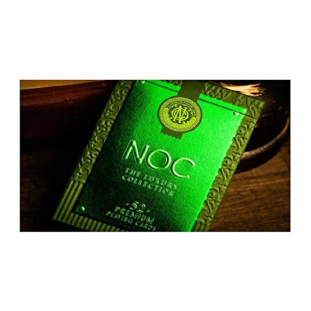 Cartamundi NOC Luxury Emerald Foil Oyun Kağıdı Limited Edition Koleksiyonluk iskambil Kartları Deste