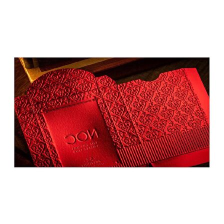 Cartamundi NOC Luxury Ruby Foil Oyun Kağıdı Limited Edition Koleksiyonluk iskambil Kartları Destesi