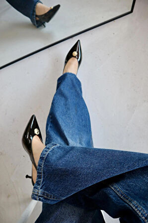 Noemi Arkası Açık Topuklu Ayakkabı