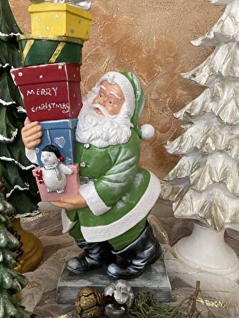 Noel Baba ve hediye kutuları