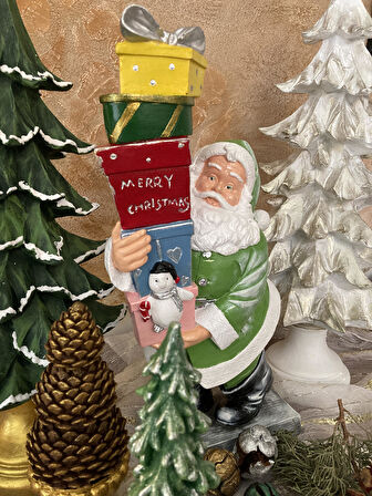 Noel Baba ve hediye kutuları