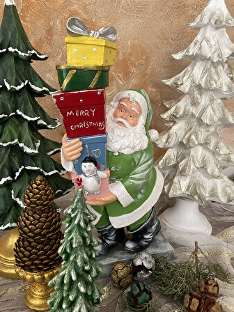 Noel Baba ve hediye kutuları