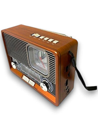 Kablosuz Müzik Deneyimi İçin NostaljikRadyo 1647 Bluetooth Hoparlör