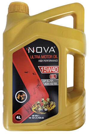 15w-40 Sl 4 Litre Motor Yağı - Lpgli Araç Uyumlu